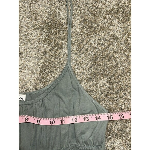 Prana Womens Spaghetti Strap Midi L Dress Lightweight Green - Picture 3 of 6